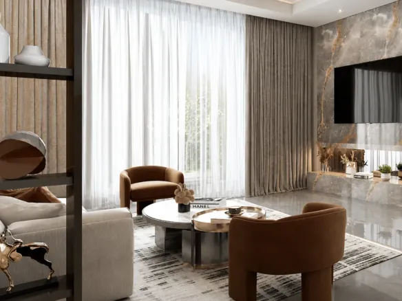 Lincoln Star Residence 2 — интерьер гостиной, фото 8