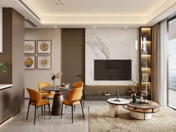 Listone Residence — интерьер гостиной