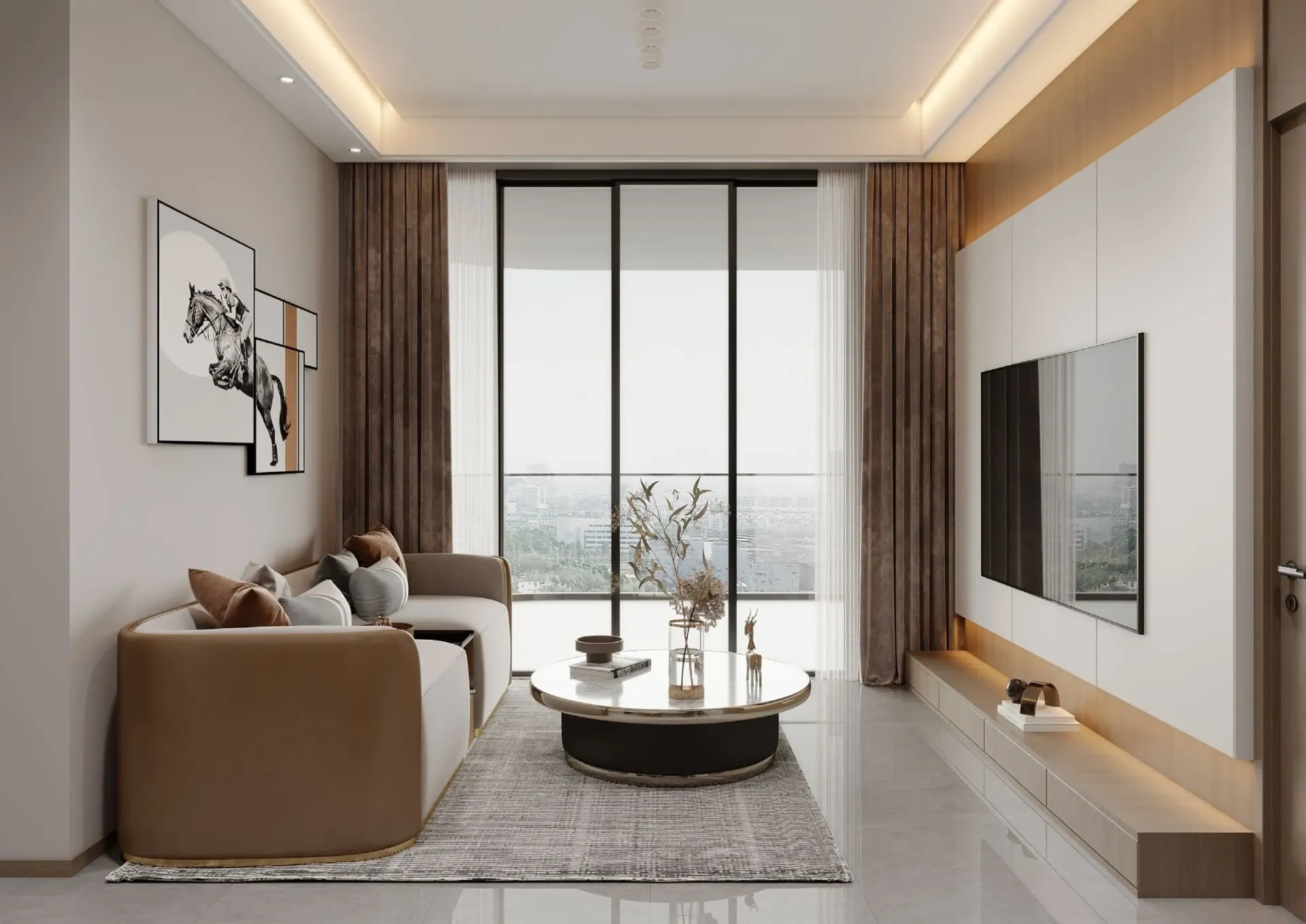Listone Residence — интерьер гостиной, фото 14