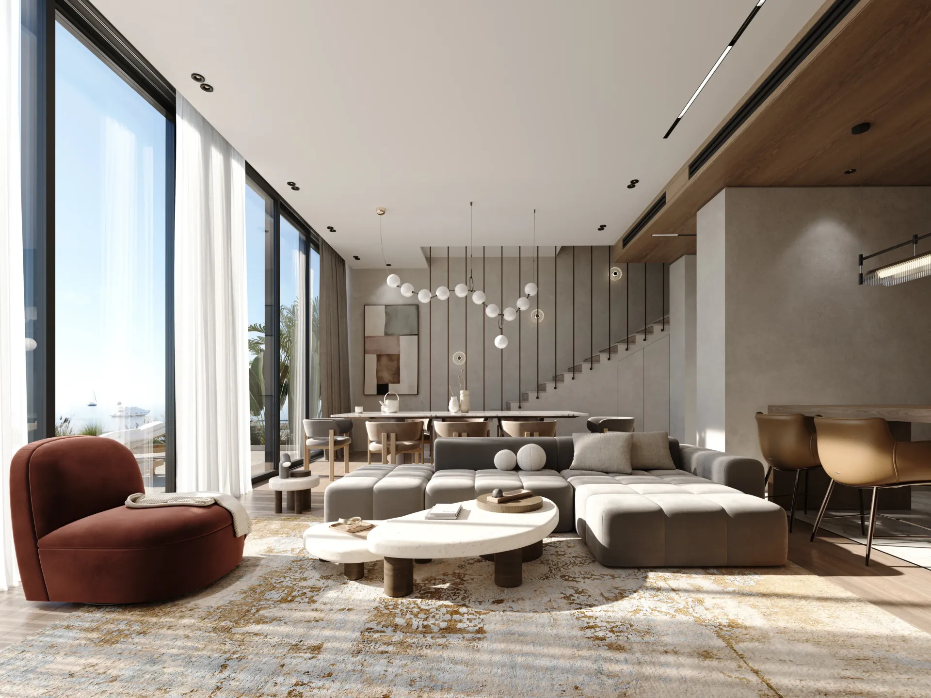 LIV Oceanside — интерьер гостиной, фото 10