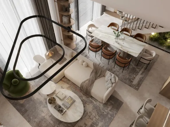 LIV Oceanside — интерьер гостиной