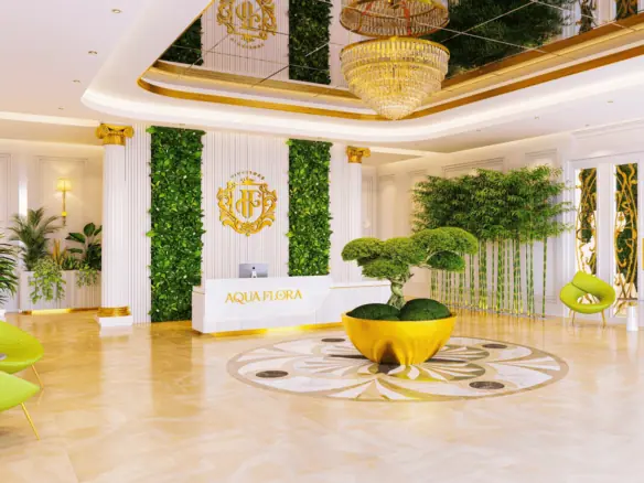 Vincitore Aqua Flora — лобби