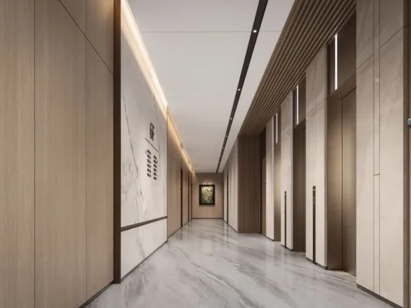 Longfor International Center — лифтовой холл