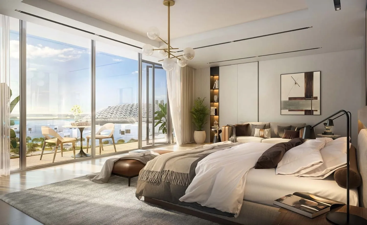 Louvre Abu Dhabi Residences — спальня