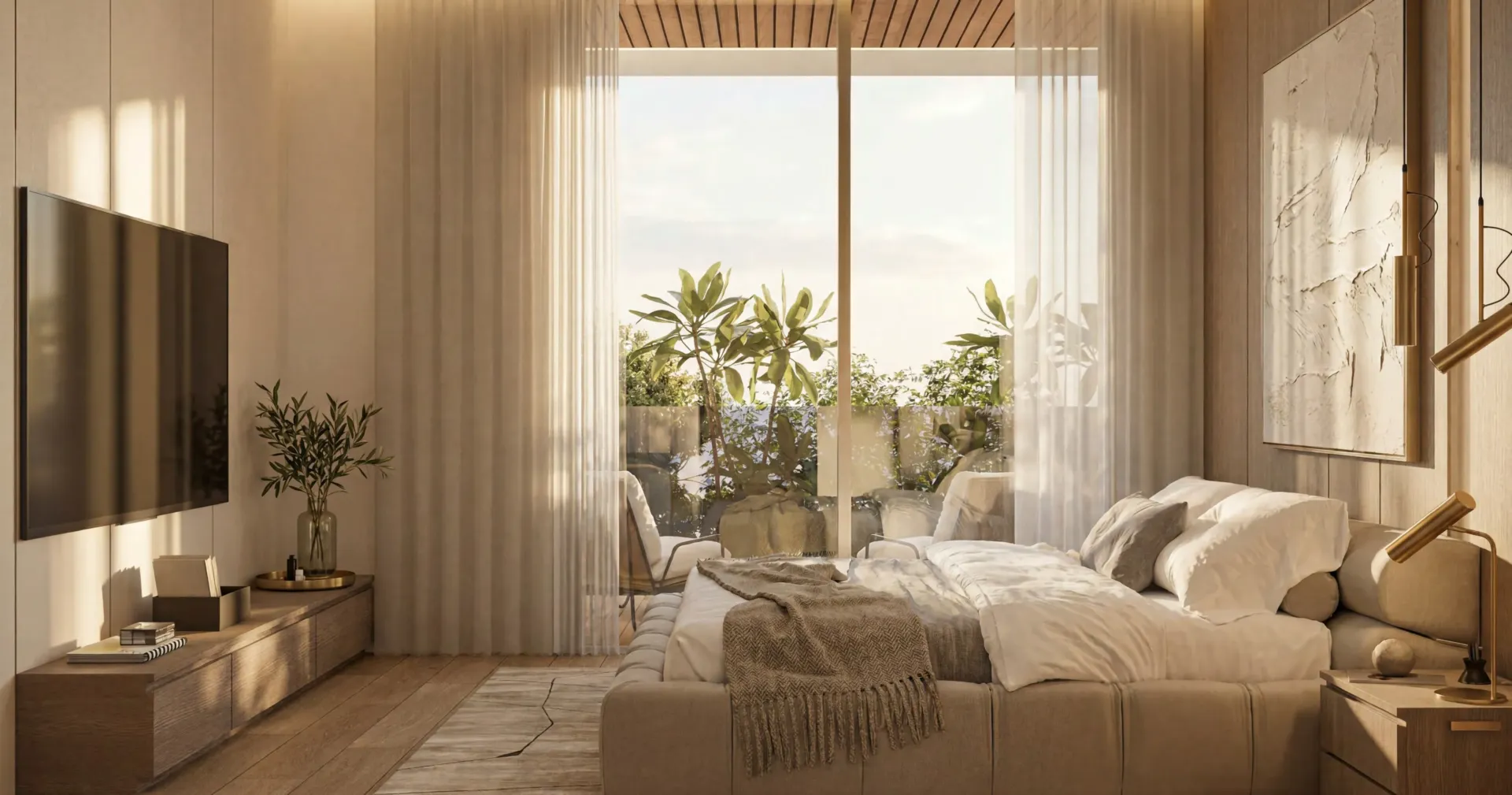 Lunaya Terraces — спальня