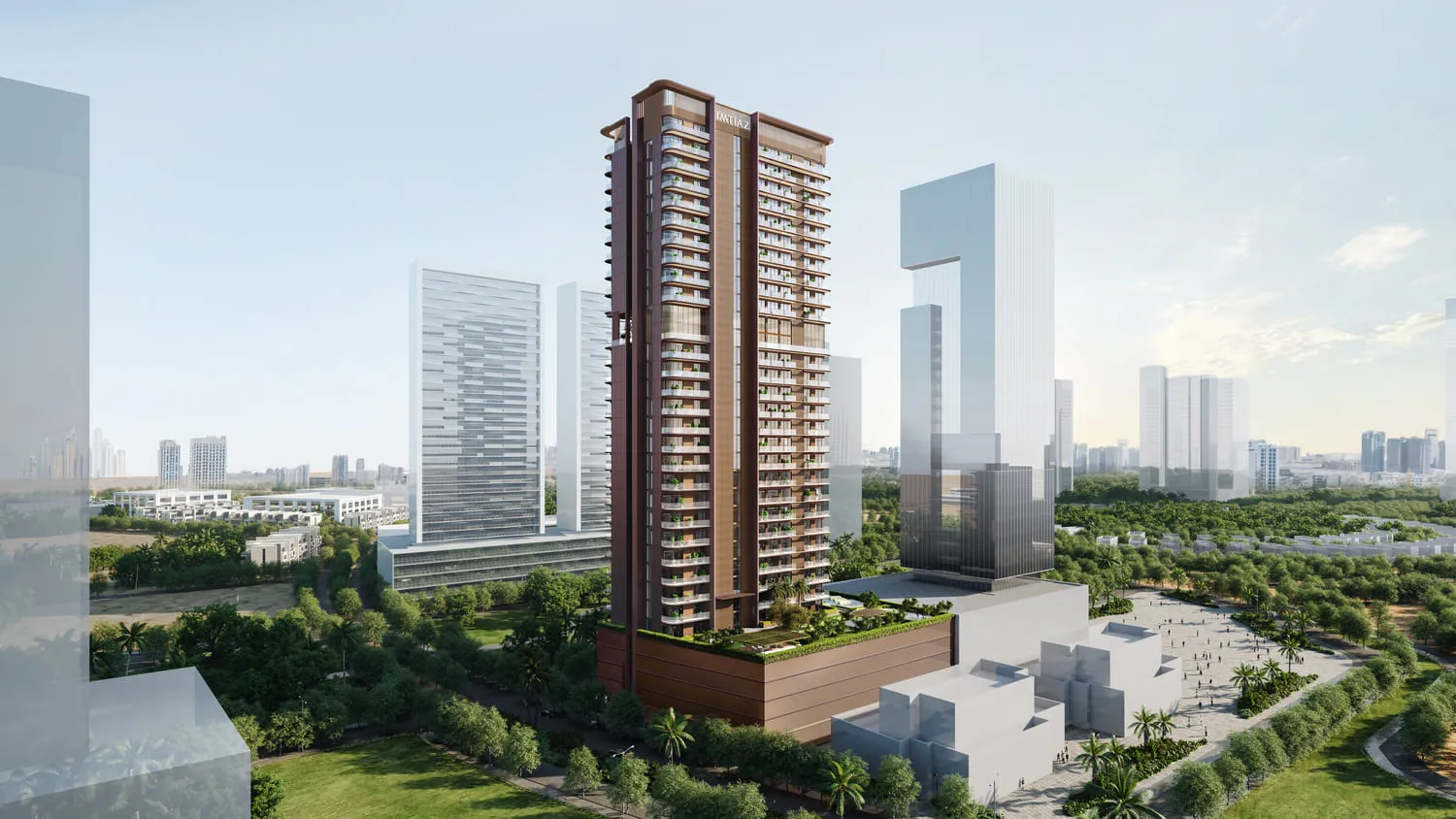 Luxor Tower в районе JVC (Джумейра Вилладж Серкл) — фото 1