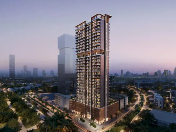Luxor Tower в районе JVC (Джумейра Вилладж Серкл) — фото 2