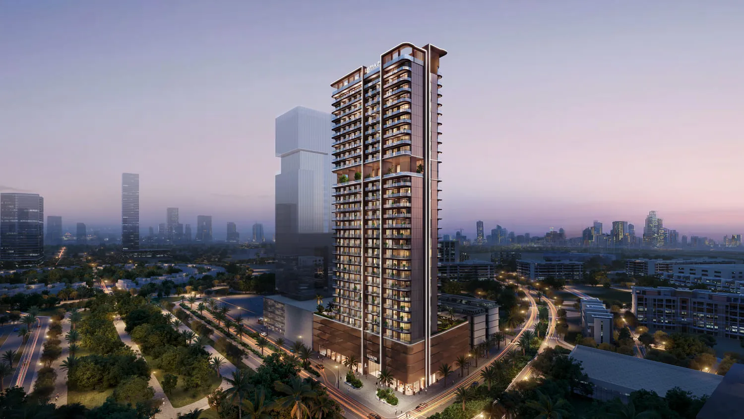 Luxor Tower в районе JVC (Джумейра Вилладж Серкл) — фото 2