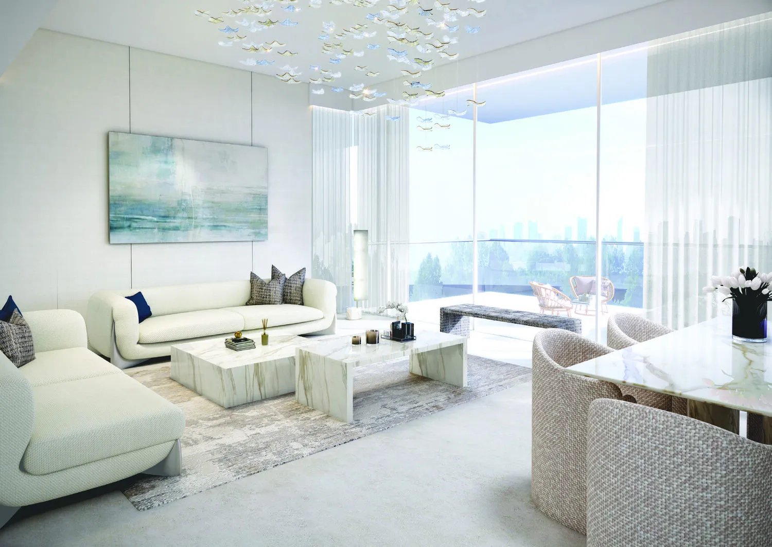 Luxury Canal Residences — интерьер гостиной