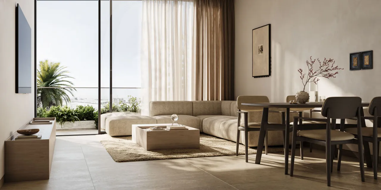 Luzora Residence — интерьер гостиной
