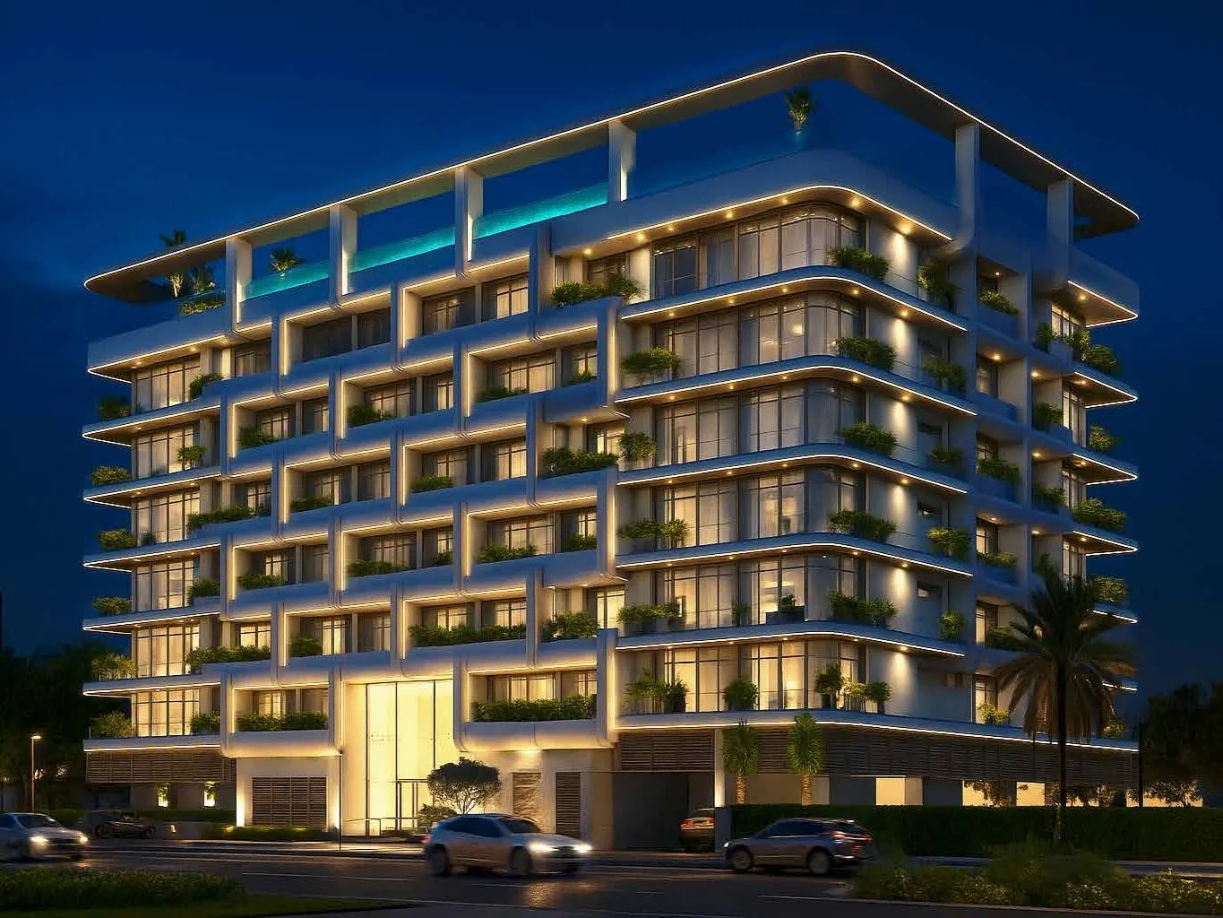 MAAK Residence — фасад здания