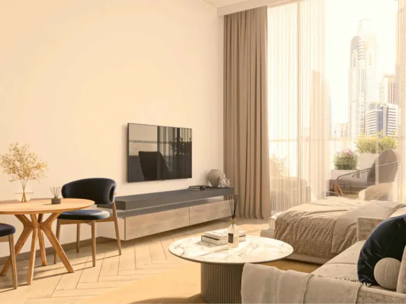 Maas Azurline Residences — интерьер гостиной