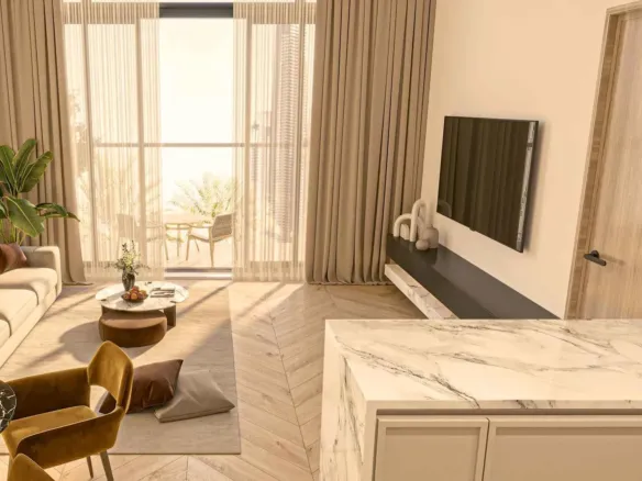 Maas Azurline Residences — интерьер гостиной, фото 4