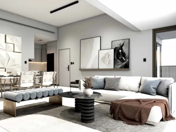 Mag City Residential — интерьер гостиной