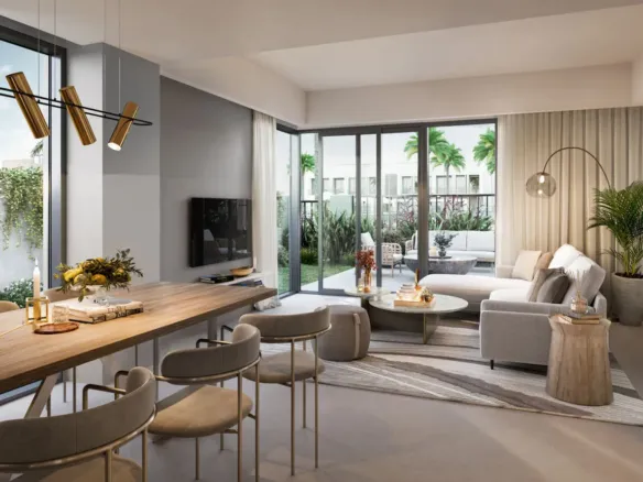 Maha Townhouses — интерьер гостиной, фото 11