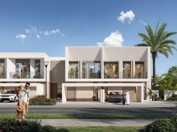 Maha Townhouses — фасад таунхаусов