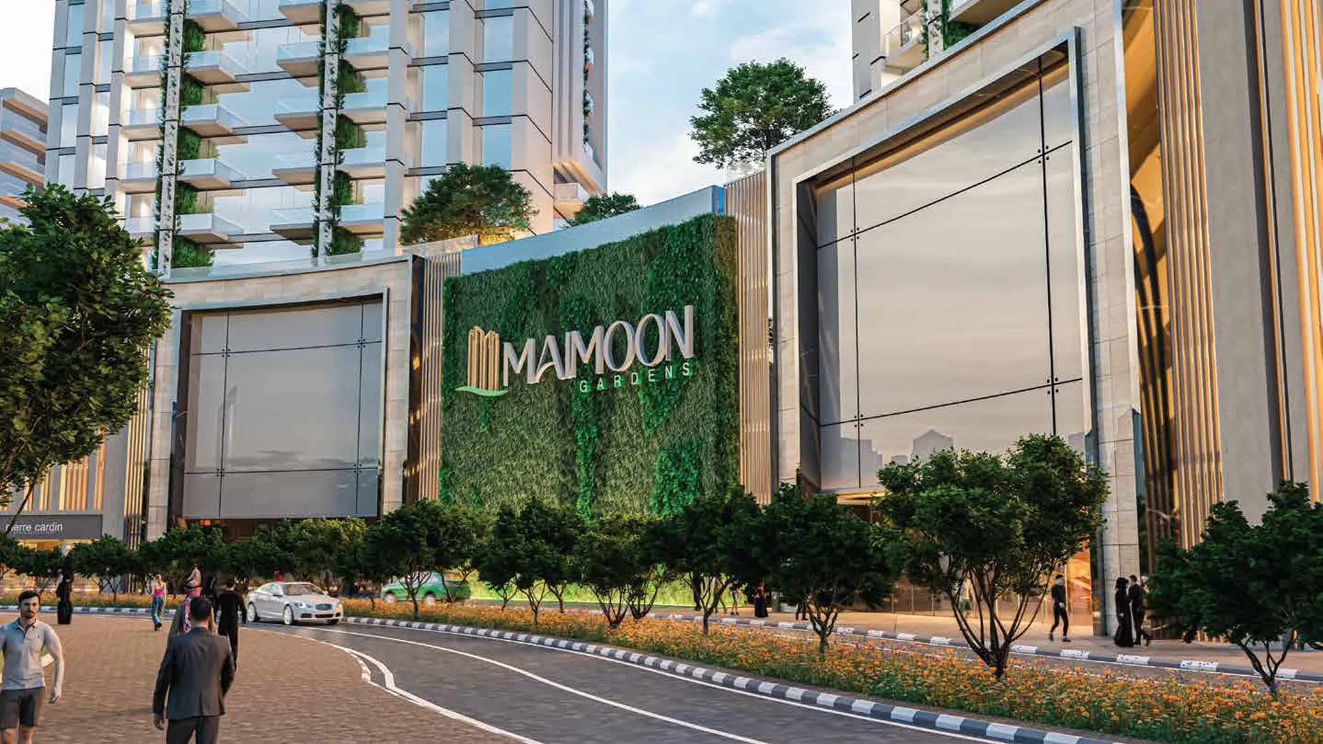 Maimoon Gardens — фасад здания