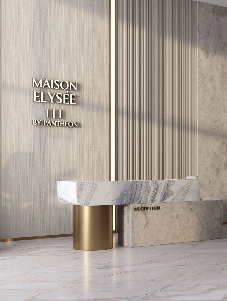 Maison Elysee III — зона ресепшн