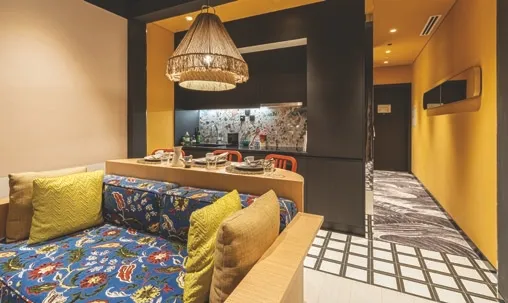 Mama Residences — кухня-гостиная