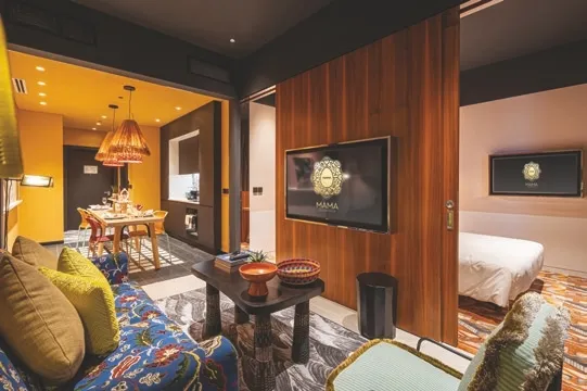 Mama Residences — интерьер гостиной