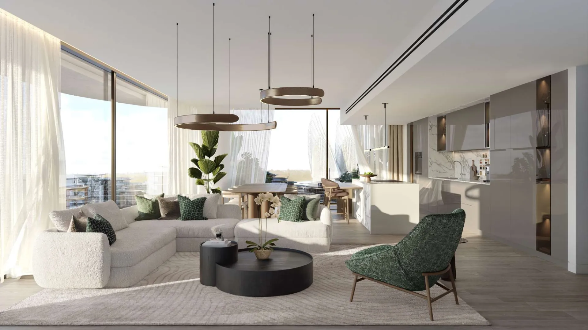 Mamsha Gardens — интерьер гостиной