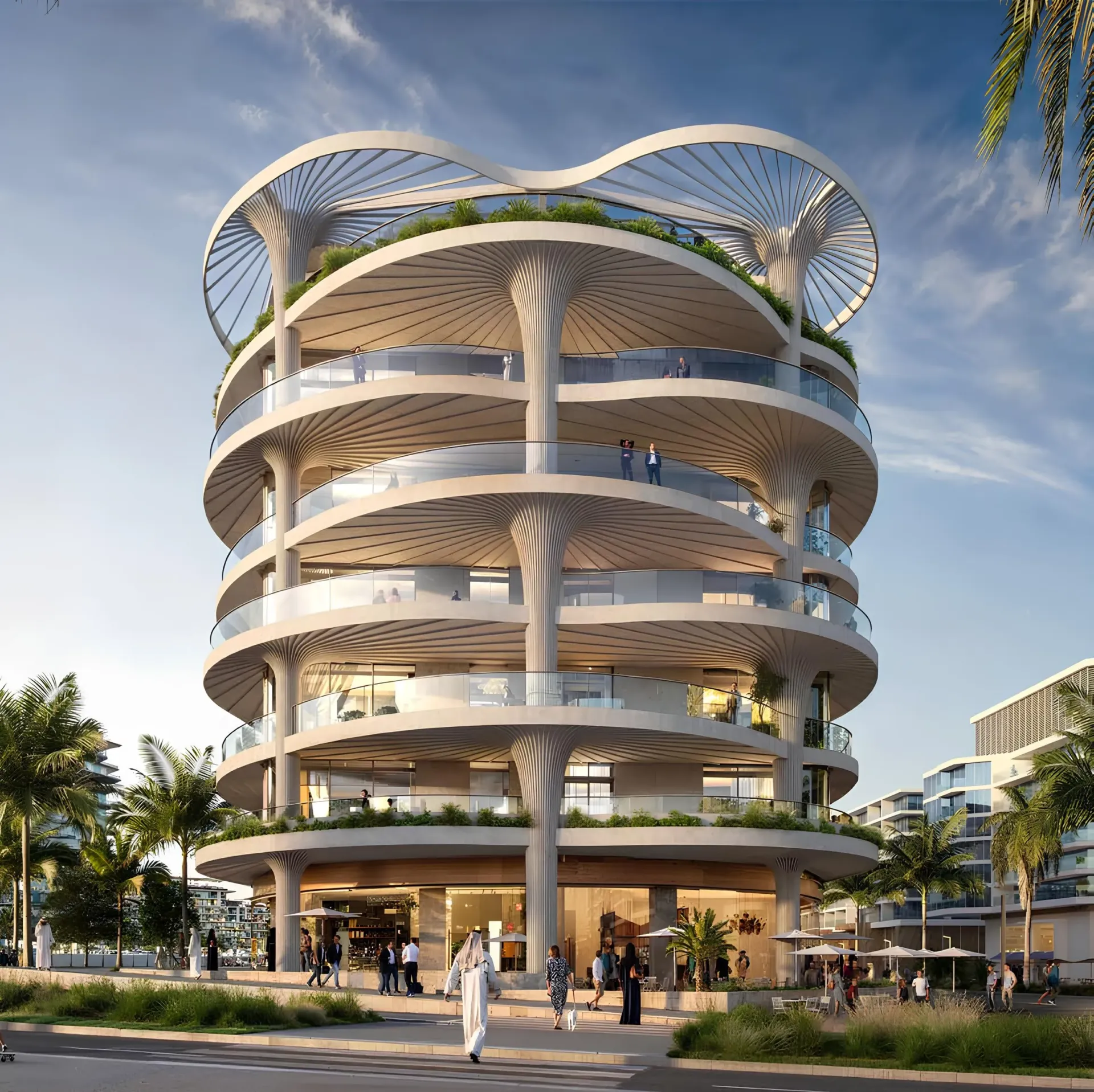 Mamsha Palm — фасад здания, фото 3