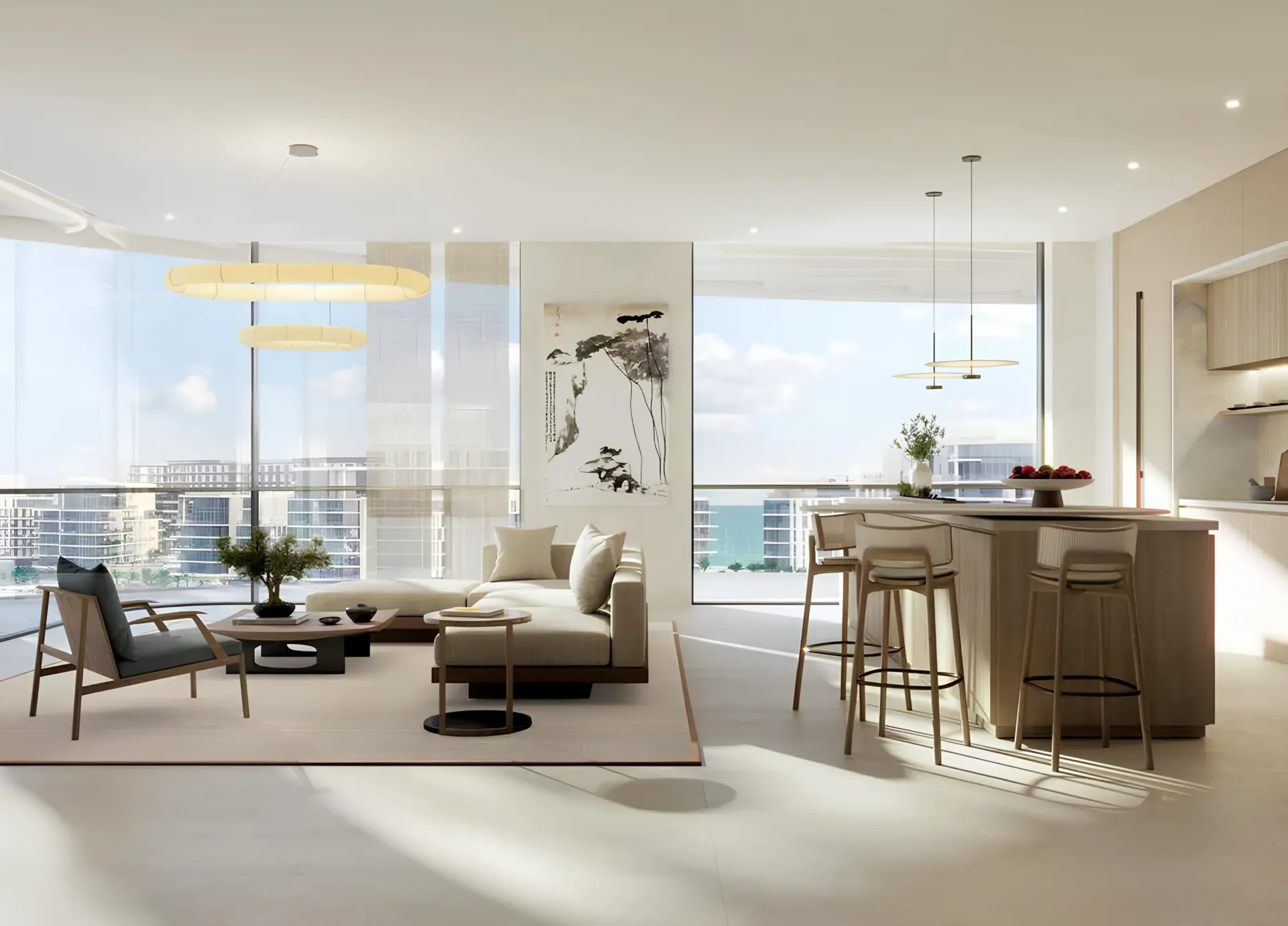 Mamsha Palm — интерьер гостиной