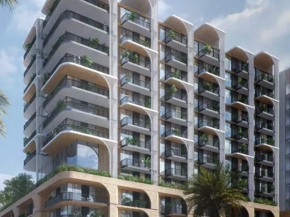 Manarat Living 2 — фасад здания