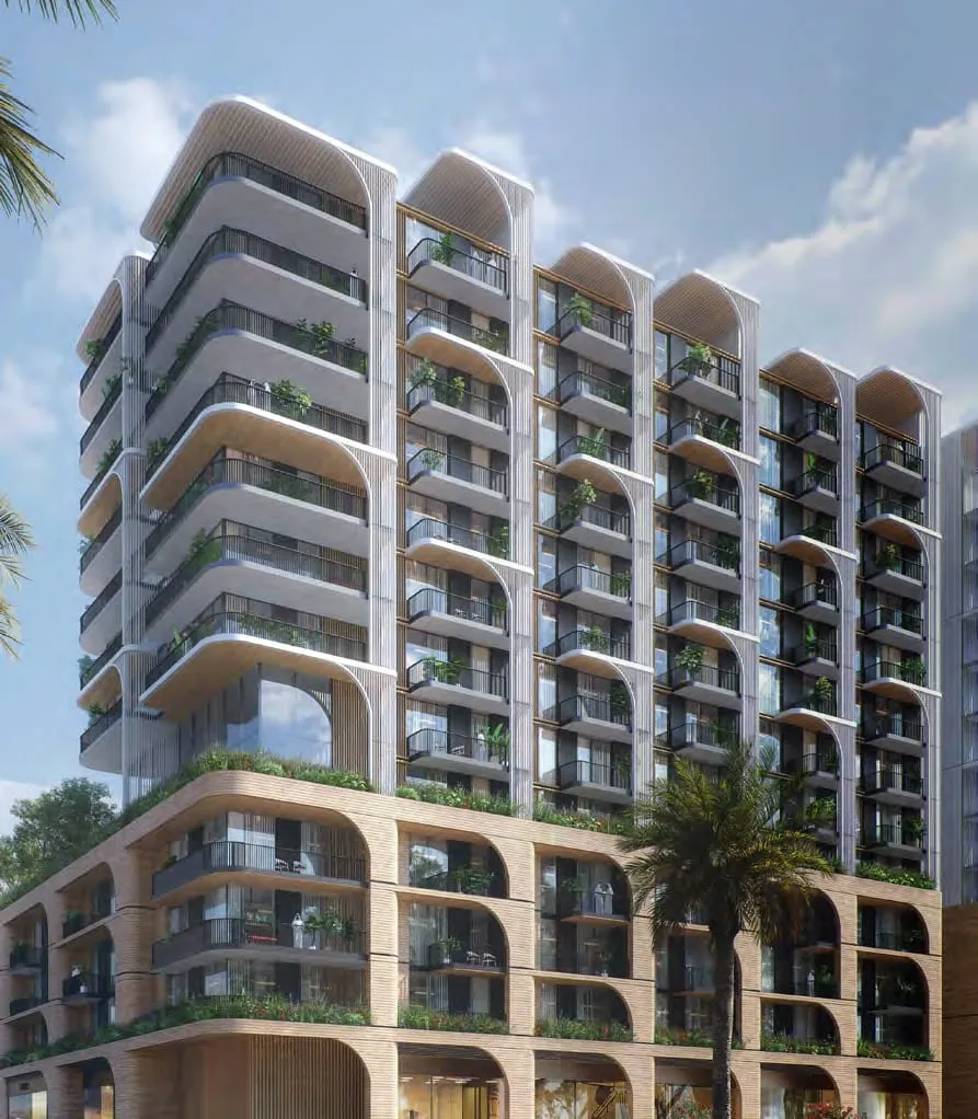 Manarat Living 2 — фасад здания