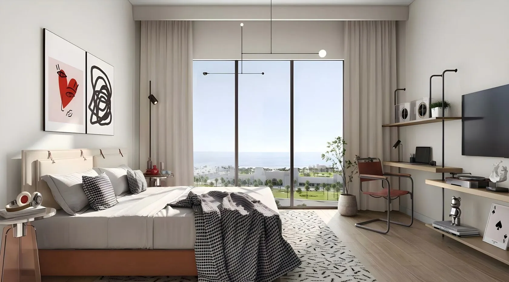 Manarat Living 2 — спальня
