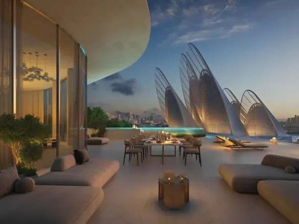 Mandarin Oriental Residences — терраса