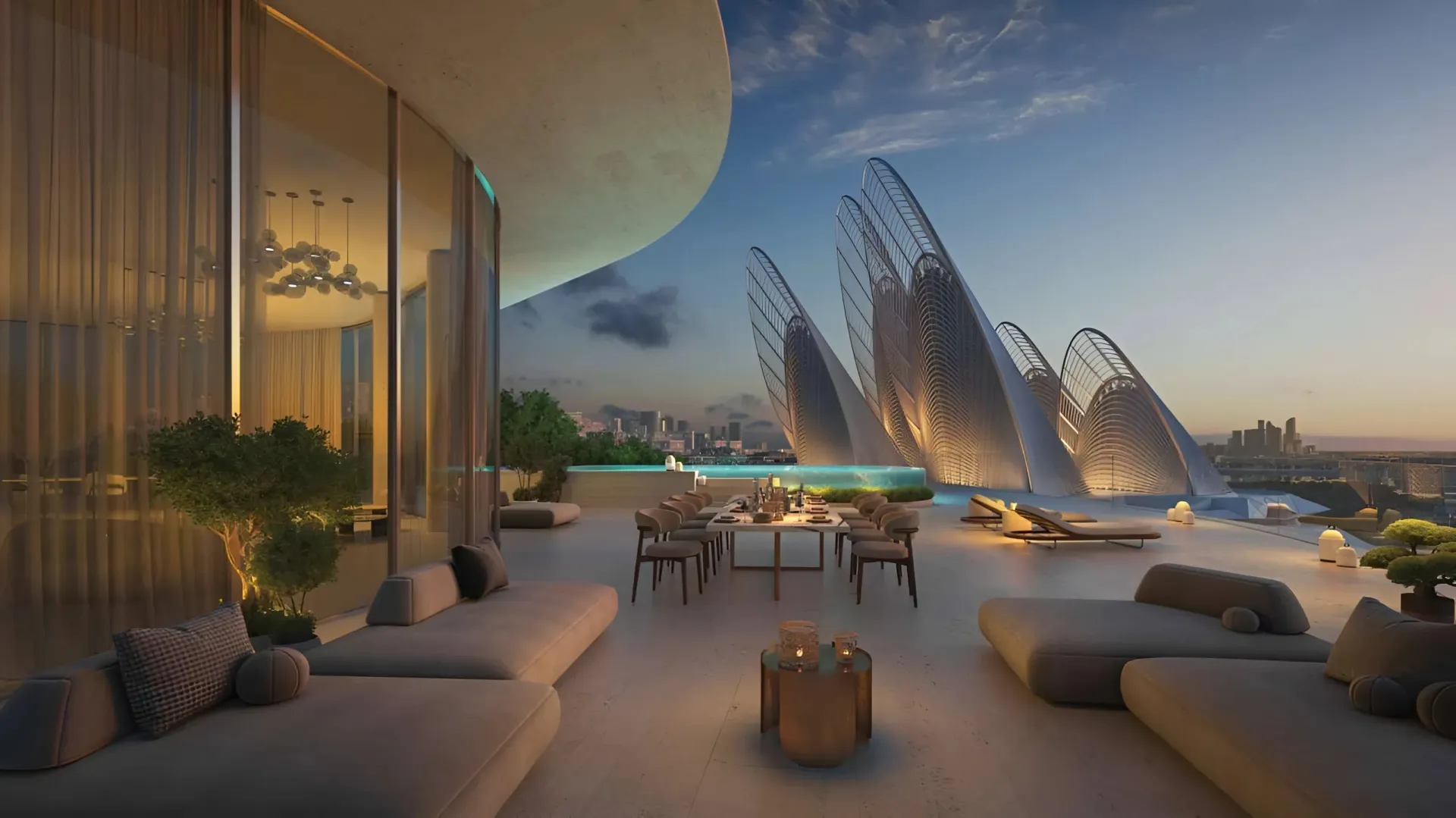 Mandarin Oriental Residences — терраса