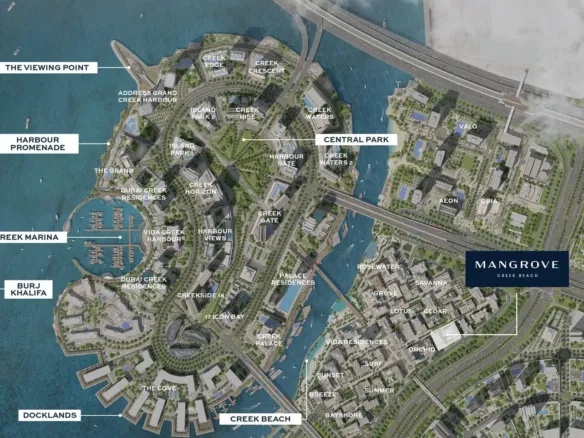 Mangrove в районе Dubai Creek Harbour — фото 9