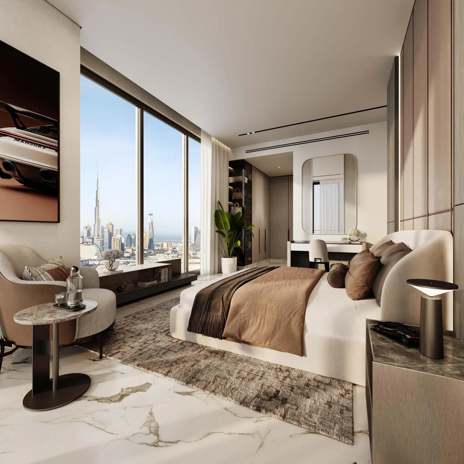 Mansory Residences by Amaal — спальня