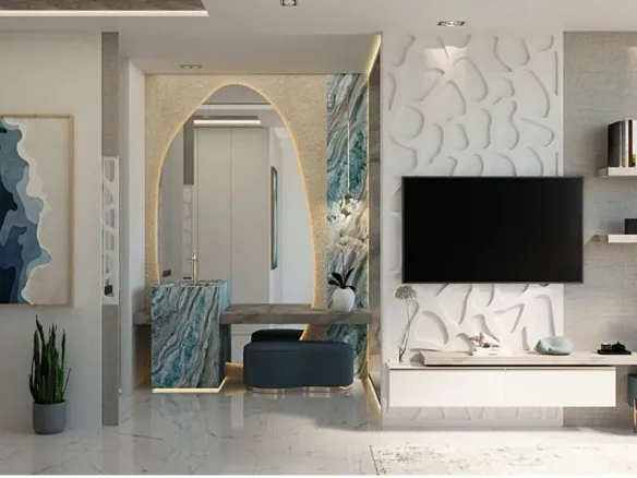 Manta Bay — интерьер гостиной