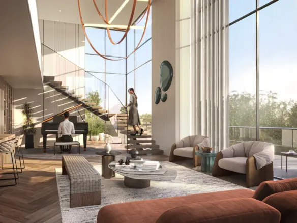 Maravelle Residences — интерьер гостиной, фото 10