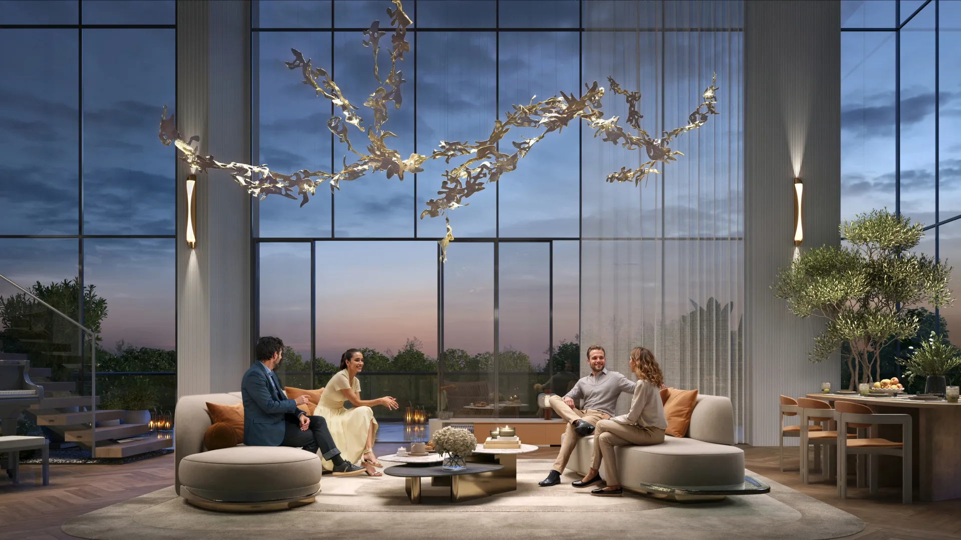 Maravelle Residences — интерьер гостиной, фото 13