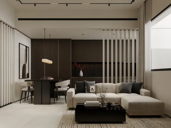 Marea Residences — интерьер гостиной