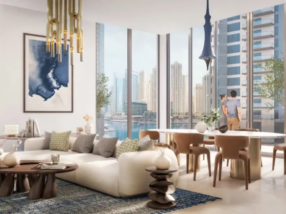 Marina Cove — интерьер гостиной