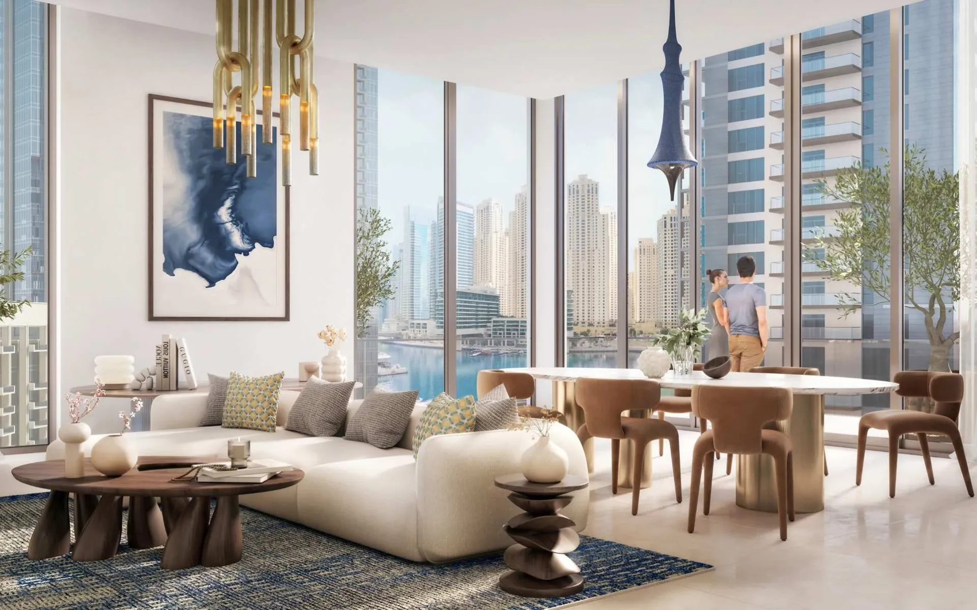 Marina Cove — интерьер гостиной