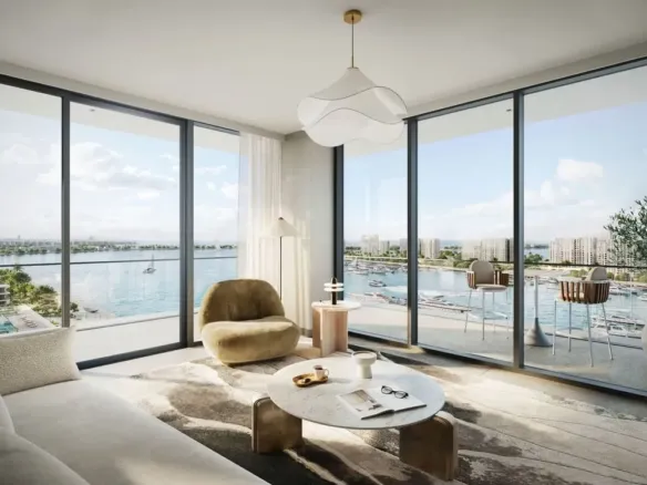 Marina Place — интерьер гостиной