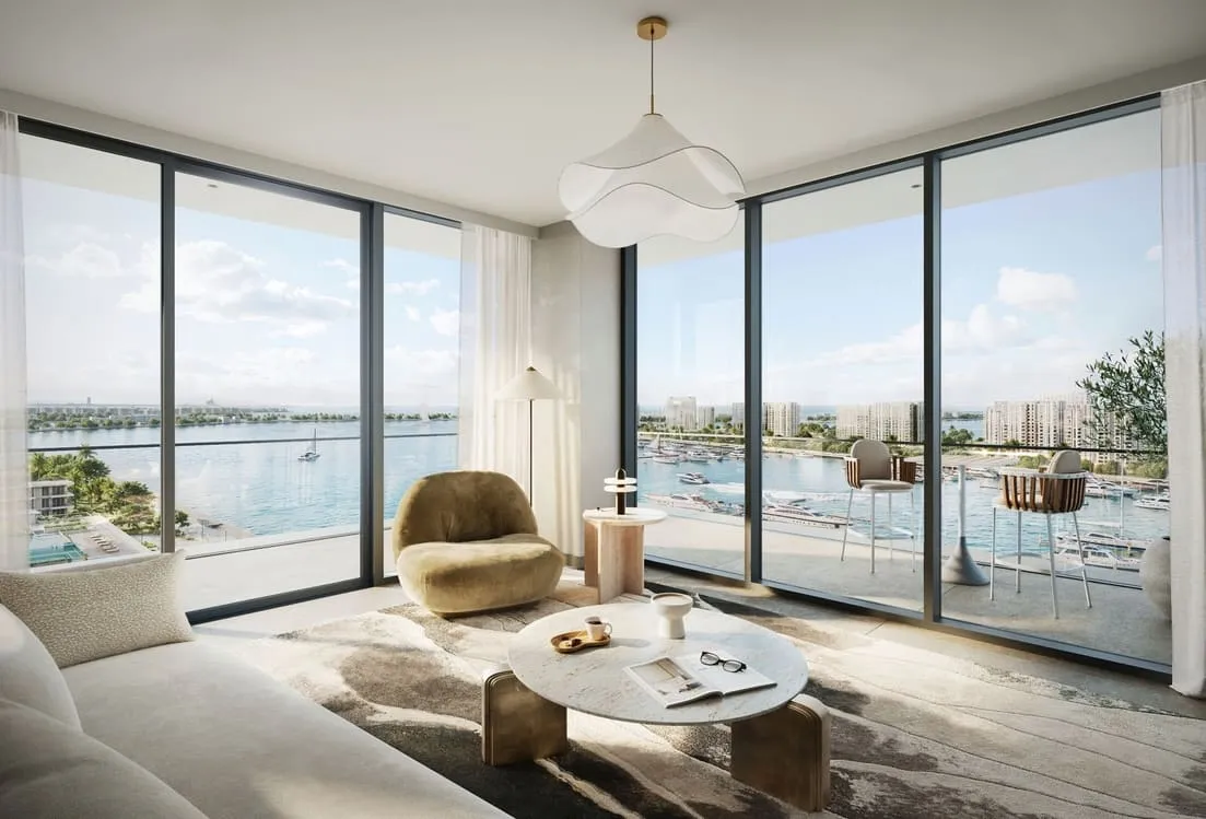 Marina Place — интерьер гостиной