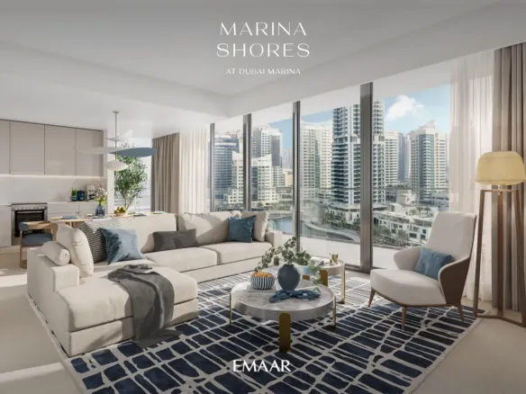 Marina Shores — интерьер гостиной