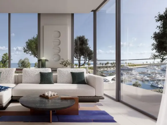 Marina Views — интерьер гостиной