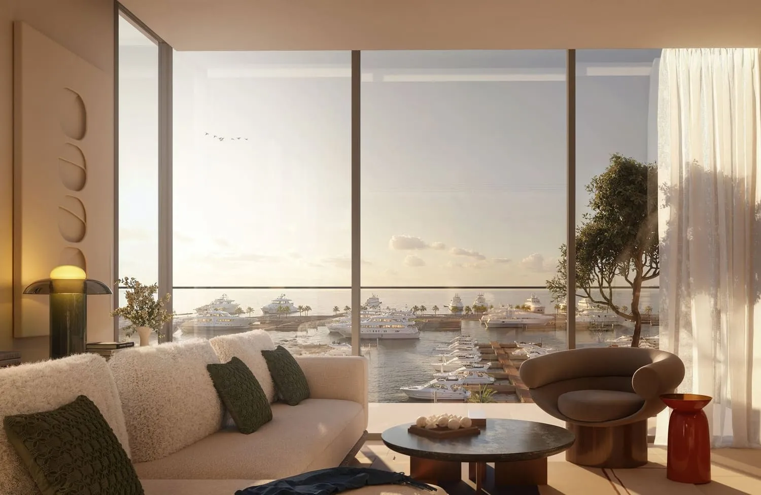 Marina Views — интерьер гостиной, фото 9