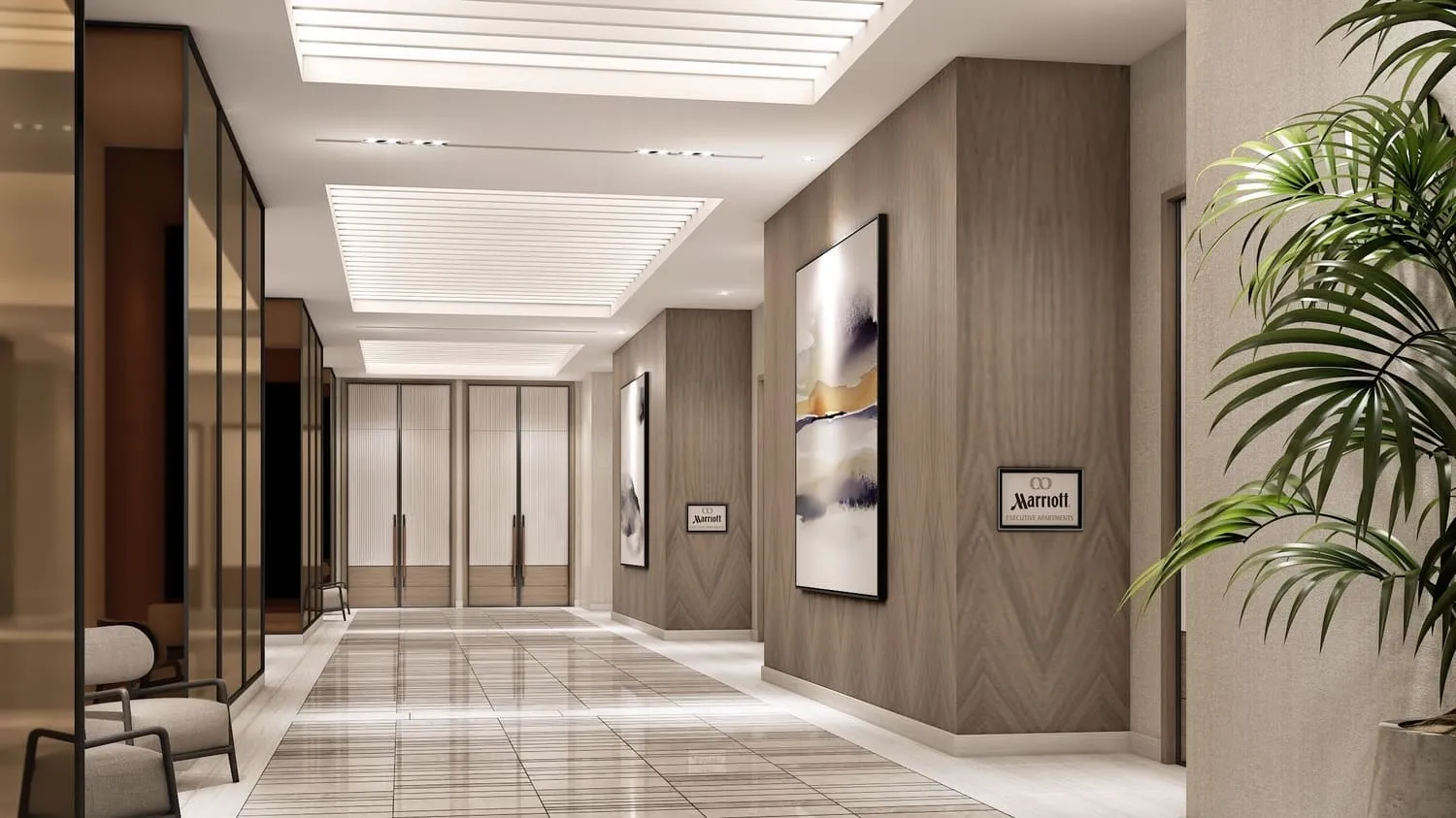 Marriott — лобби