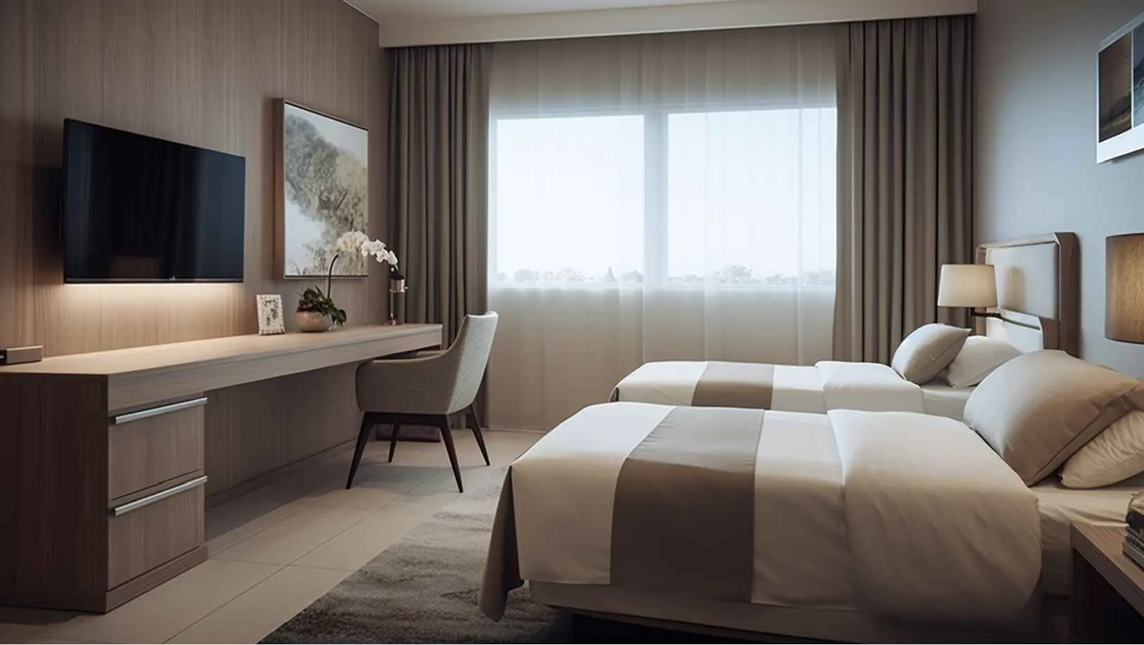 Marriott Residences JVC — спальня, фото 4