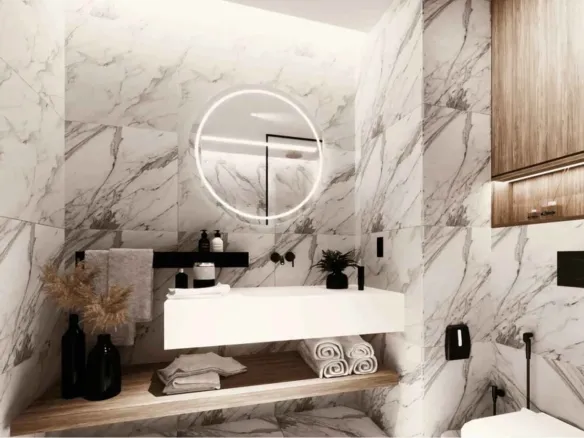 Marriott Residences JVC — ванная комната