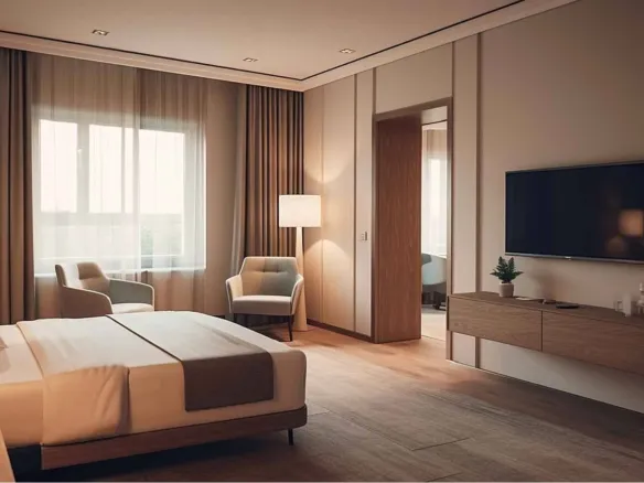 Marriott Residences JVC — спальня, фото 8