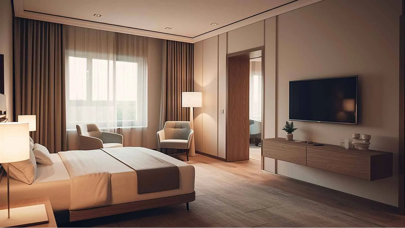 Marriott Residences JVC — спальня, фото 8